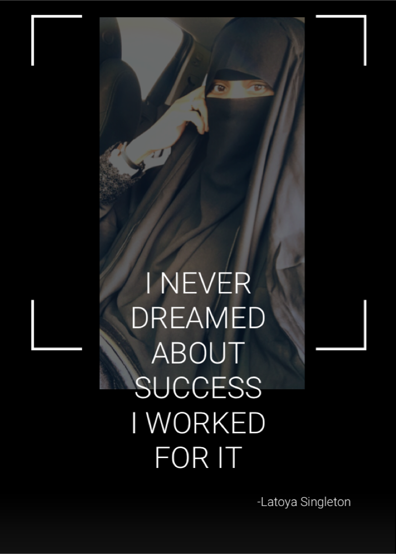 I never dreamed of success I worked hard for it.