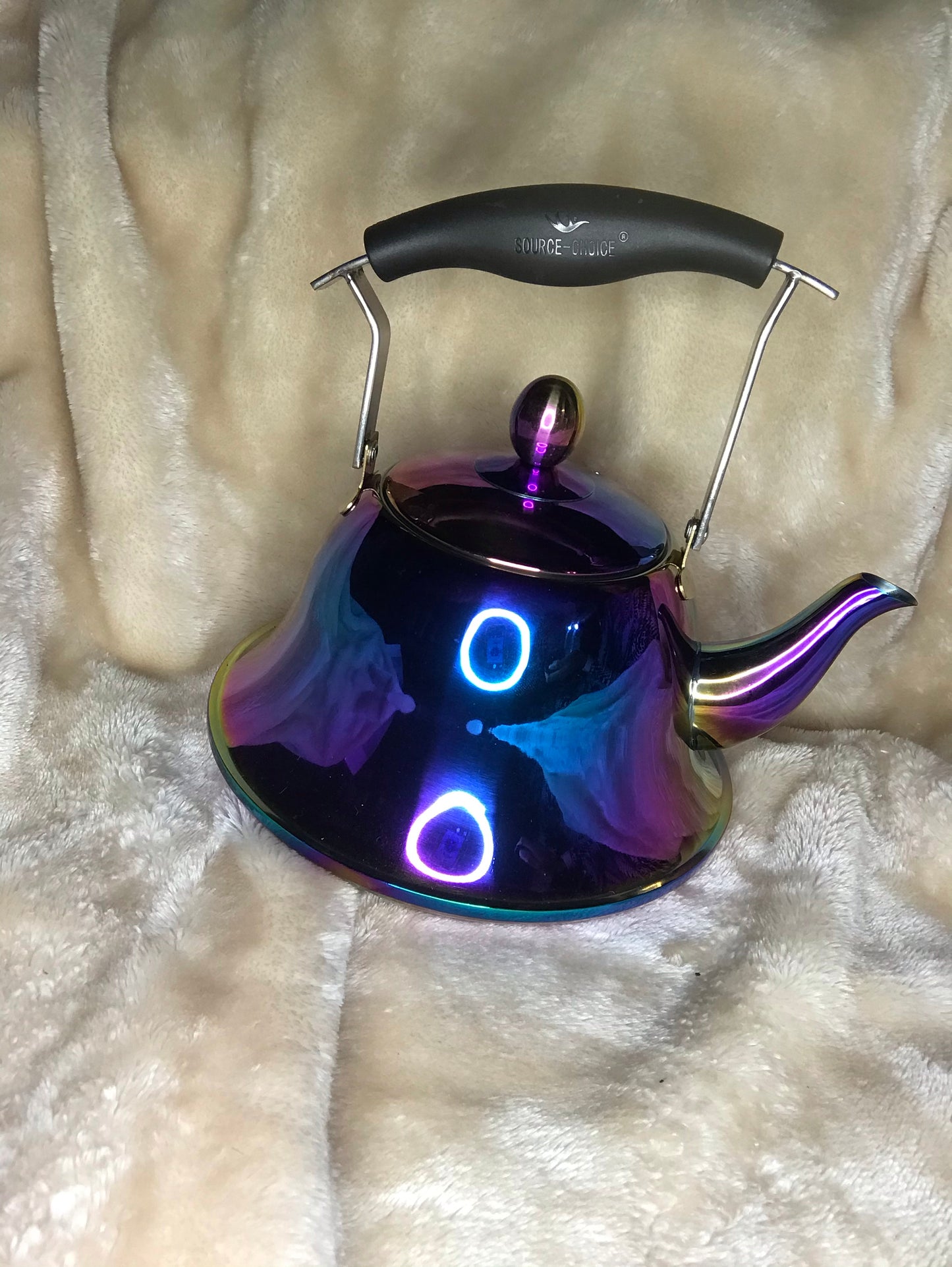 Rainbow Whistling Teapot