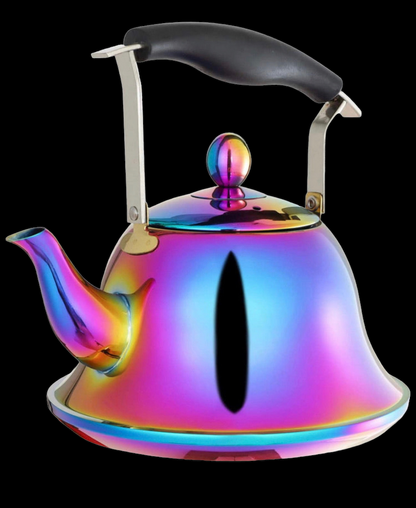 Rainbow Whistling Teapot
